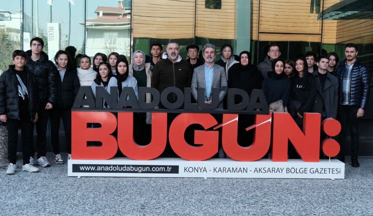 Öğrencilerden Anadolu'da Bugün Gazetesi'ne ziyaret