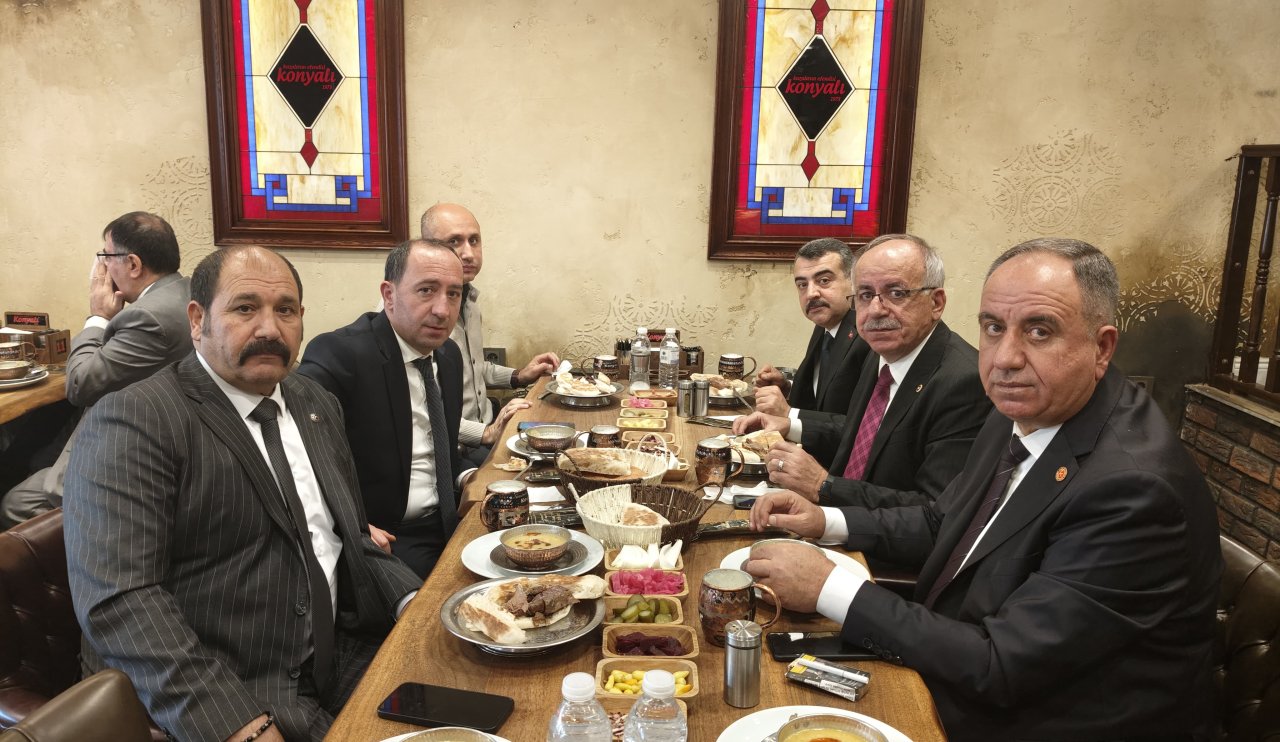 MHP’li idareciler Konyalı Kebap’ta