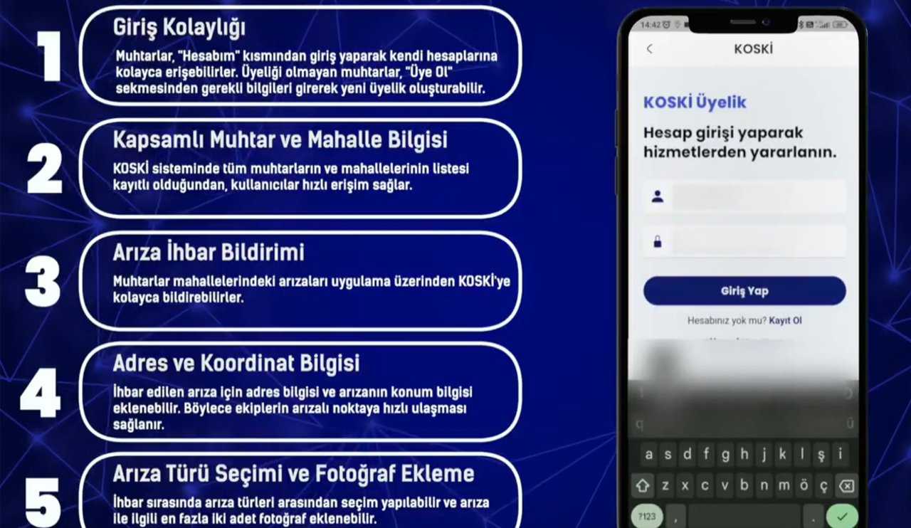 KOSKİ'nin yeni uygulaması devreye girdi