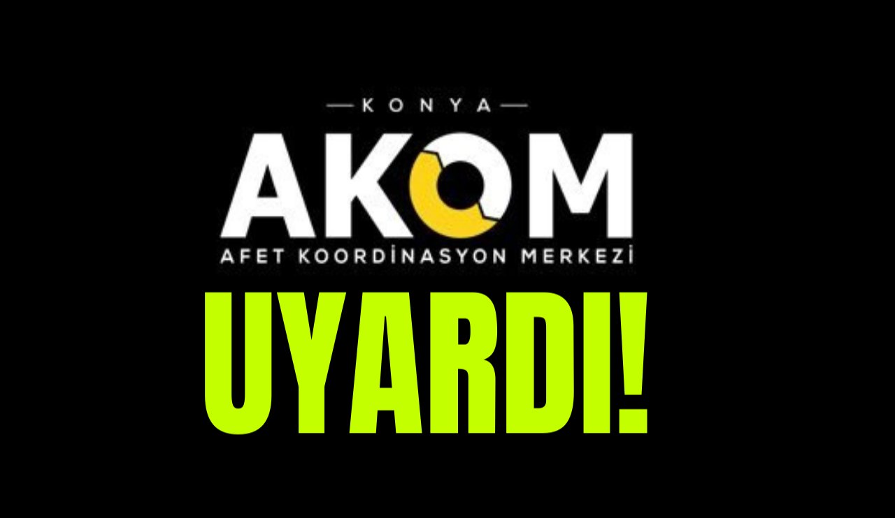 AKOM, Konya'yı kış için uyardı