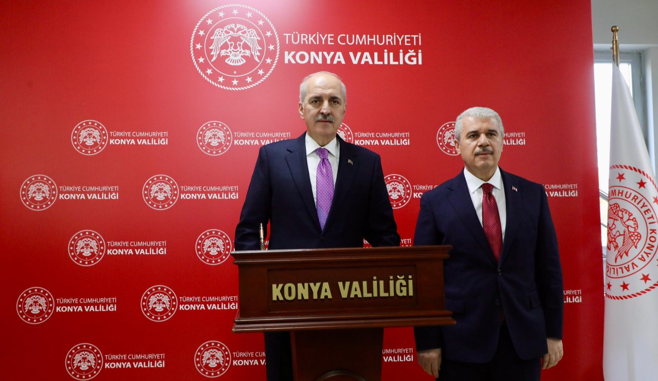 TBMM Başkanı Numan Kurtulmuş Konya'da Valilik ve Belediyeyi ziyaret etti