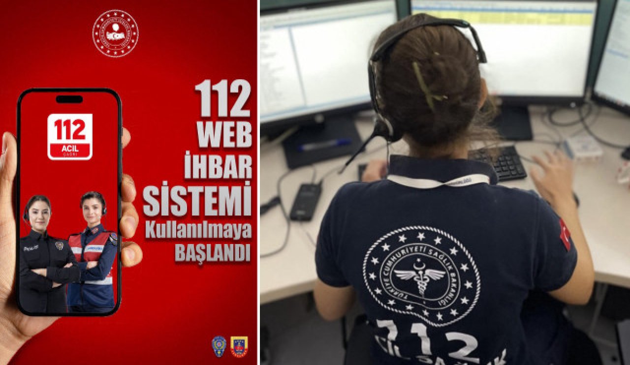 112 Web ihbar sistemi ile şüpheli durumlar anında bildirilebilecek