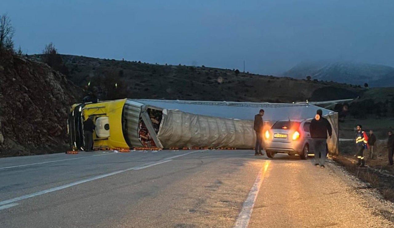 Beyşehir-Antalya yolunda kontrol kaybı kazaya yol açtı