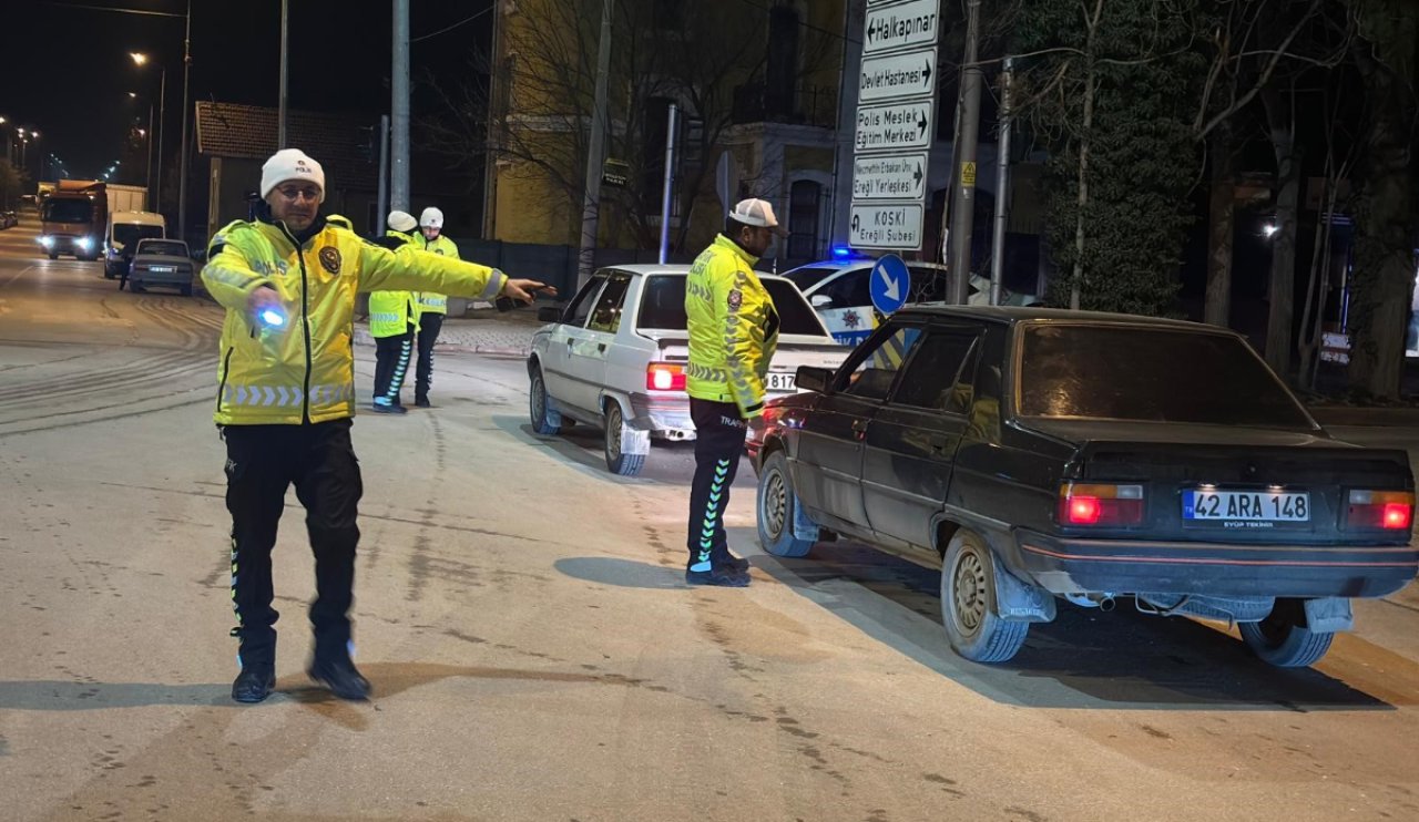 Ereğli’de yılbaşı kutlamalarında polis sıkı denetim uyguladı