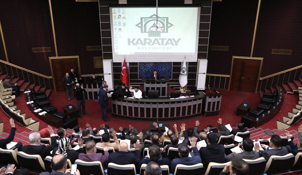 Karatay Belediye Meclisi, 2025 yılının ilk olağan toplantısını gerçekleştirdi