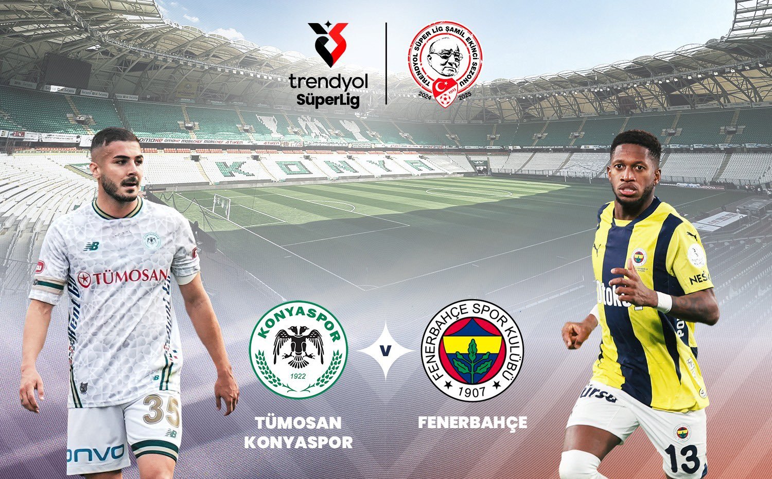 Konyaspor - Fenerbahçe CANLI (0-0)