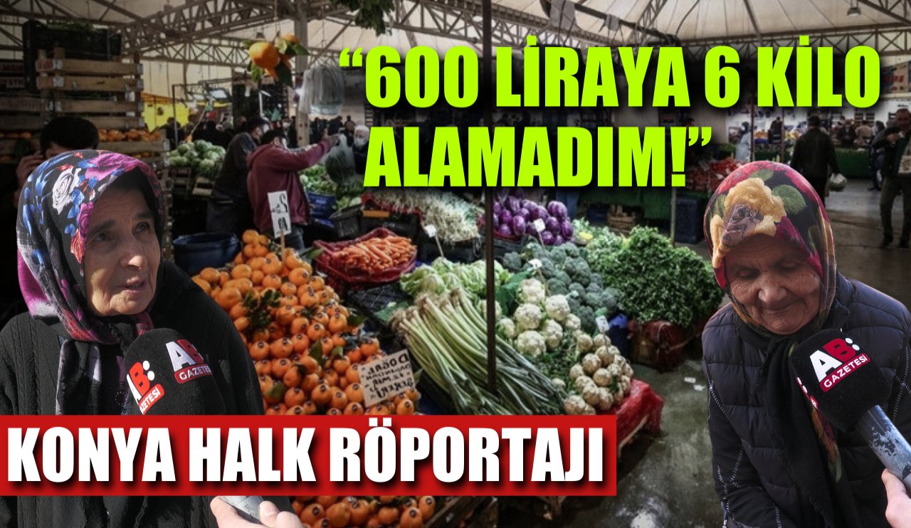 Konyalı vatandaşlar isyan etti! "5 bin lira çocuğa harçlık veriyoruz! Emekliye bu reva değil!"