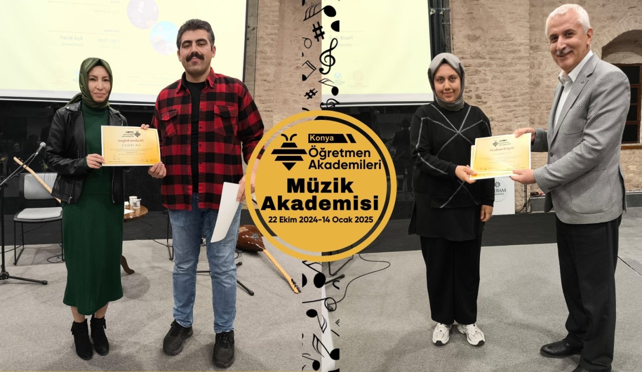 Konya'da öğretmenler kültürel bir yolculuğa çıktı: Akademi Belgesi sahiplerini buldu