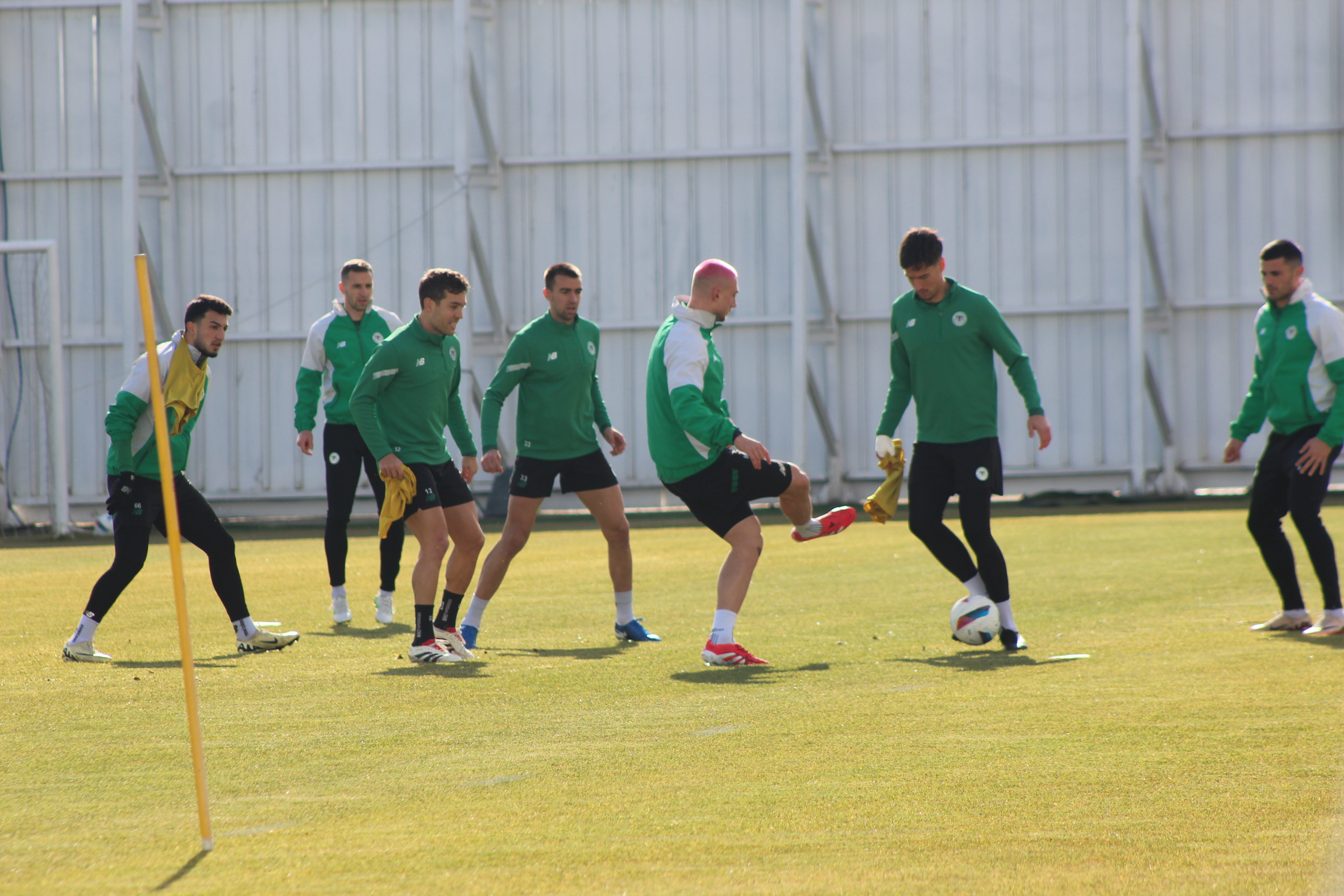 Konyaspor taktik çalışma yaptı