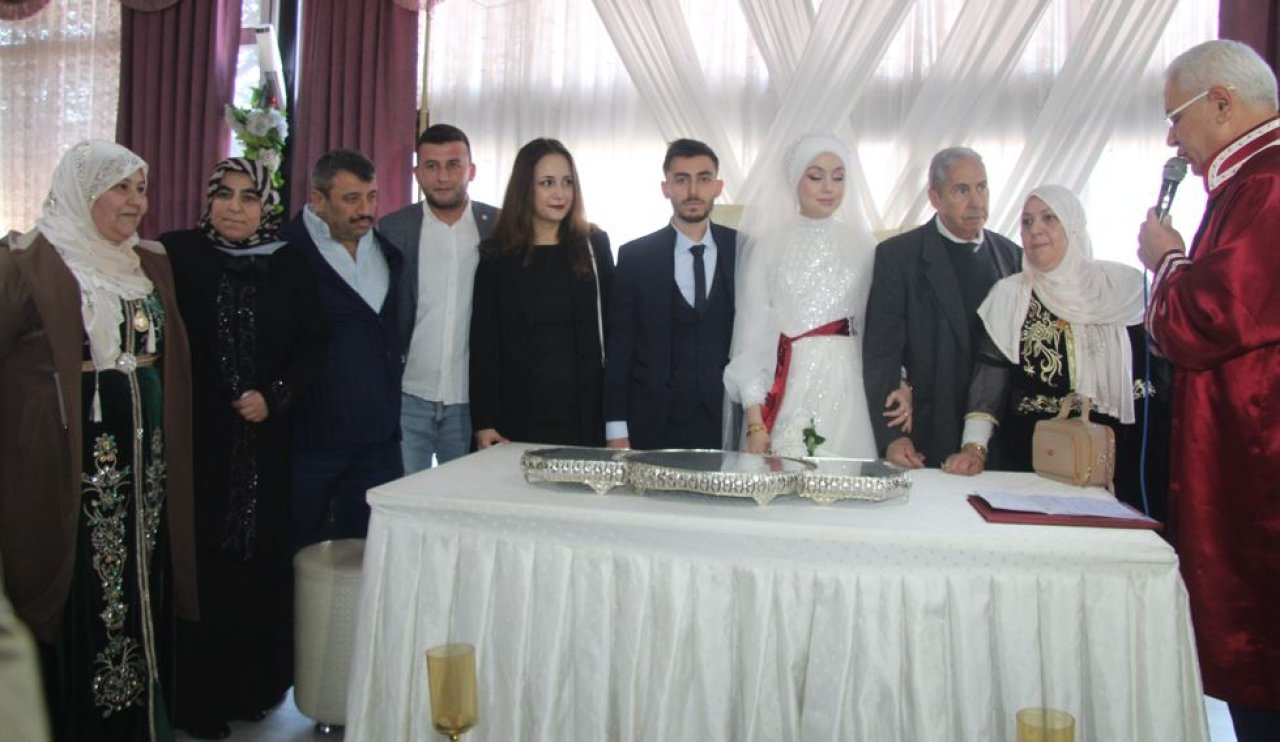 Nadjiwa ile Mustafa mutluluğa “evet” dedi