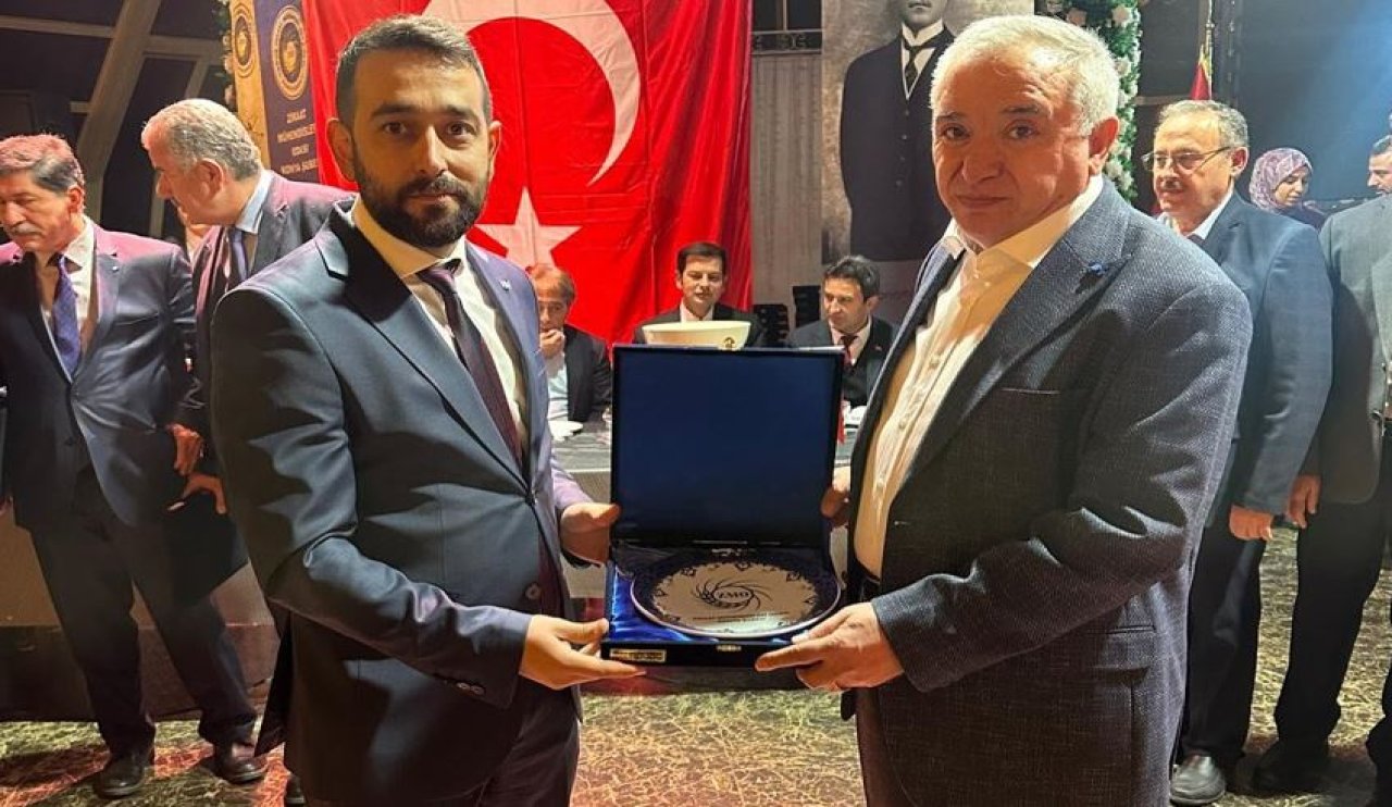 Ziraat Mühendisi Motuk’a onur ödülü