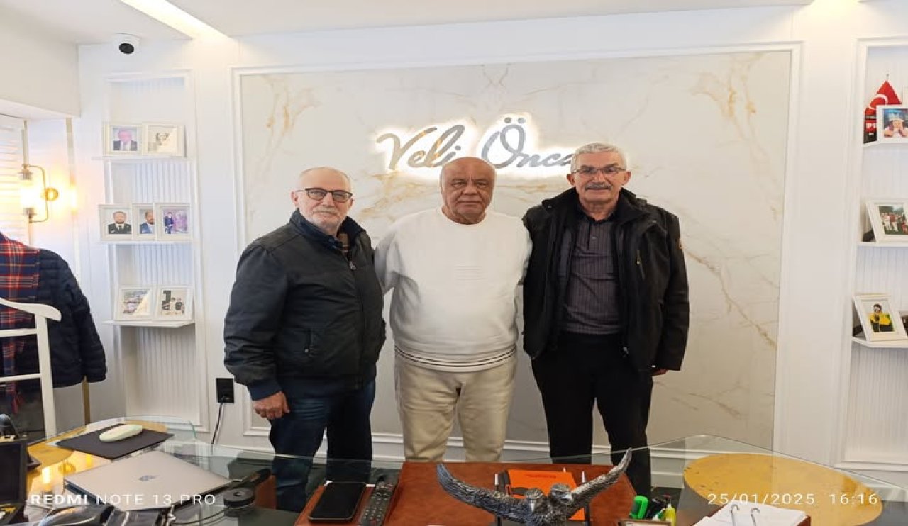 Veli Öncan dostlarını ağırladı