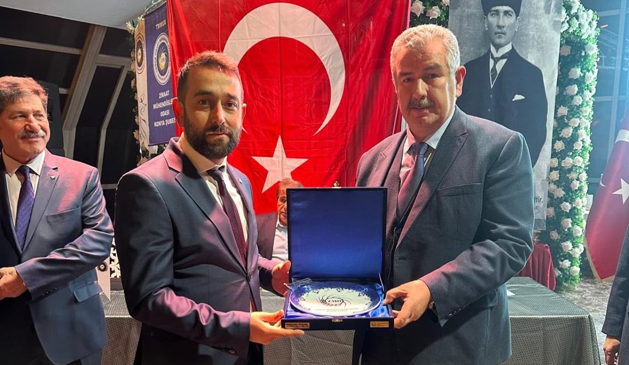 Ziraat Mühendisi Taşpınar’a onur ödülü