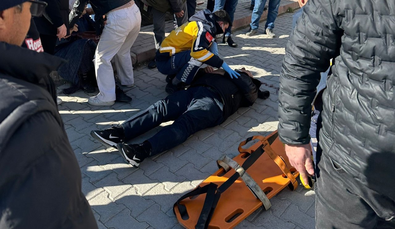 Konya Akşehir’de trafik kazası! Otomobil ve motosiklet çarpıştı