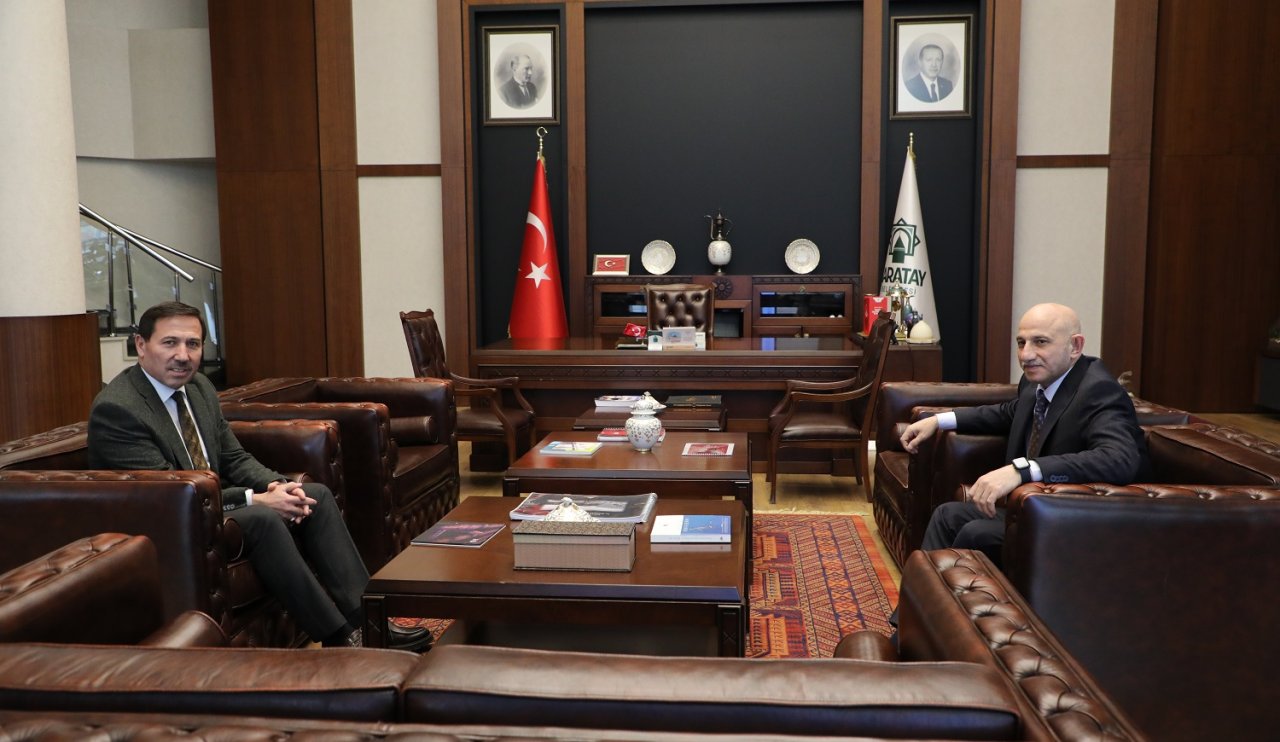 Konya İl Emniyet Müdürü Maksut Yüksek Başkan Kılca'yı ziyaret etti