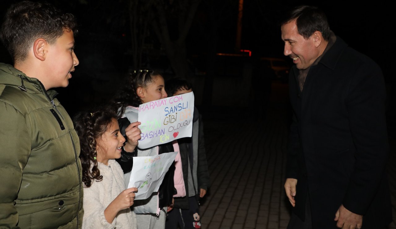 Çocuklardan Başkan Kılca’ya Duygulandıran Sürpriz