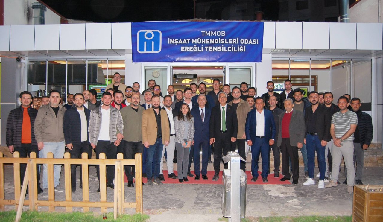 İMO Konya Şubesi Ereğli’de İnşaat Mühendisleriyle Buluştu