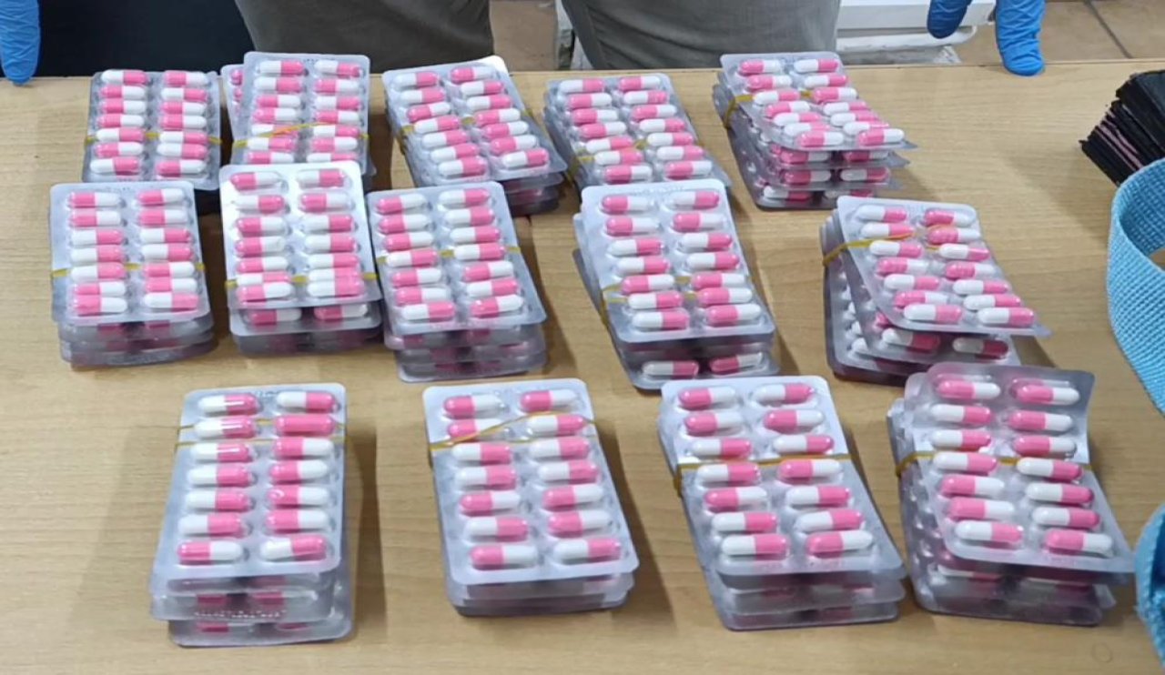 Montun astarından çıkan şok: 1.027 uyuşturucu hap!