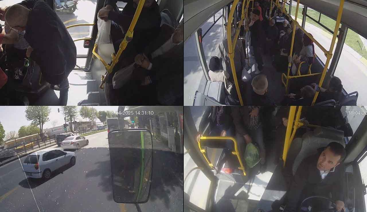 Belediye Otobüs Şoföründen Hayat Kurtaran Müdahale