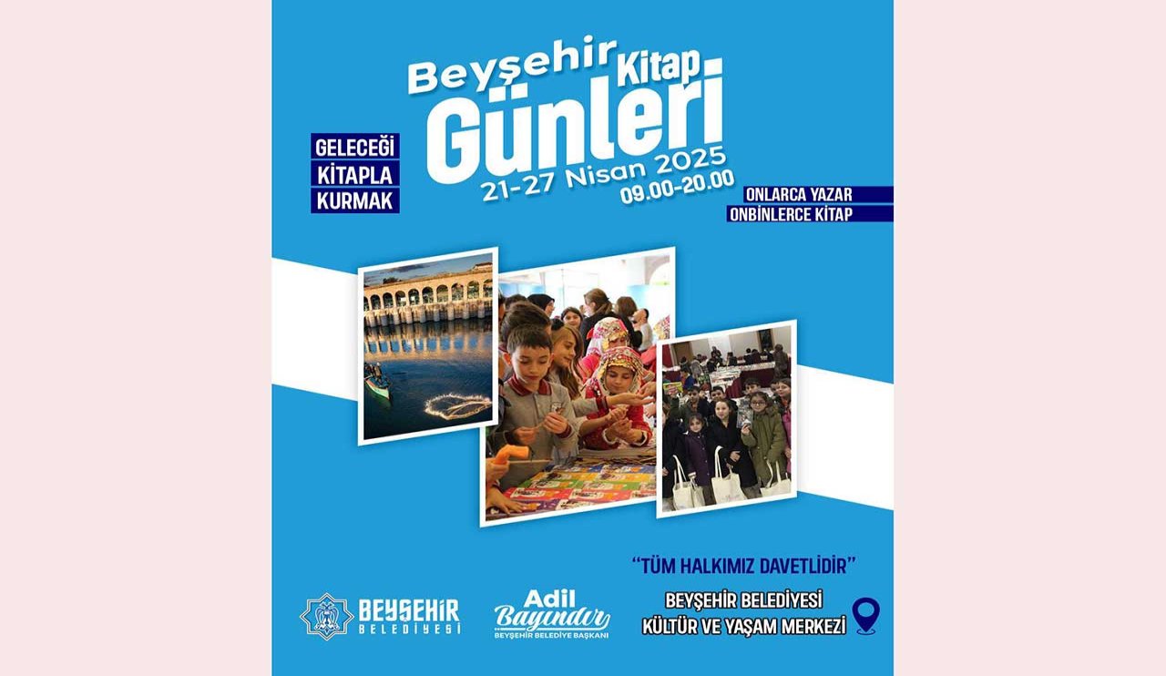 Konya Beyşehir’de Kitap Günleri başlıyor