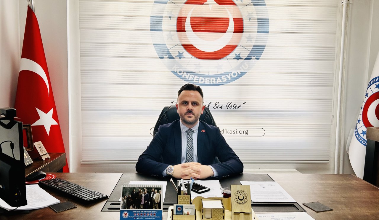 Şehit Gazi Sen Konya İl Başkanı Ahmet Gelmez'den 23 Nisan mesajı