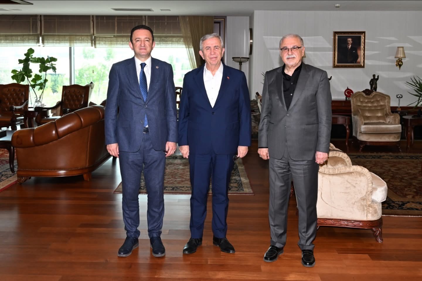 Konya heyeti Mansur Yavaş ile buluştu