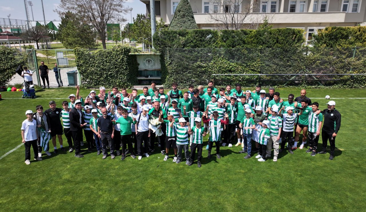 Başkan Hasan Kılca, Konyaspor sözünü tuttu! Karataylı çocukların büyük mutluluğu