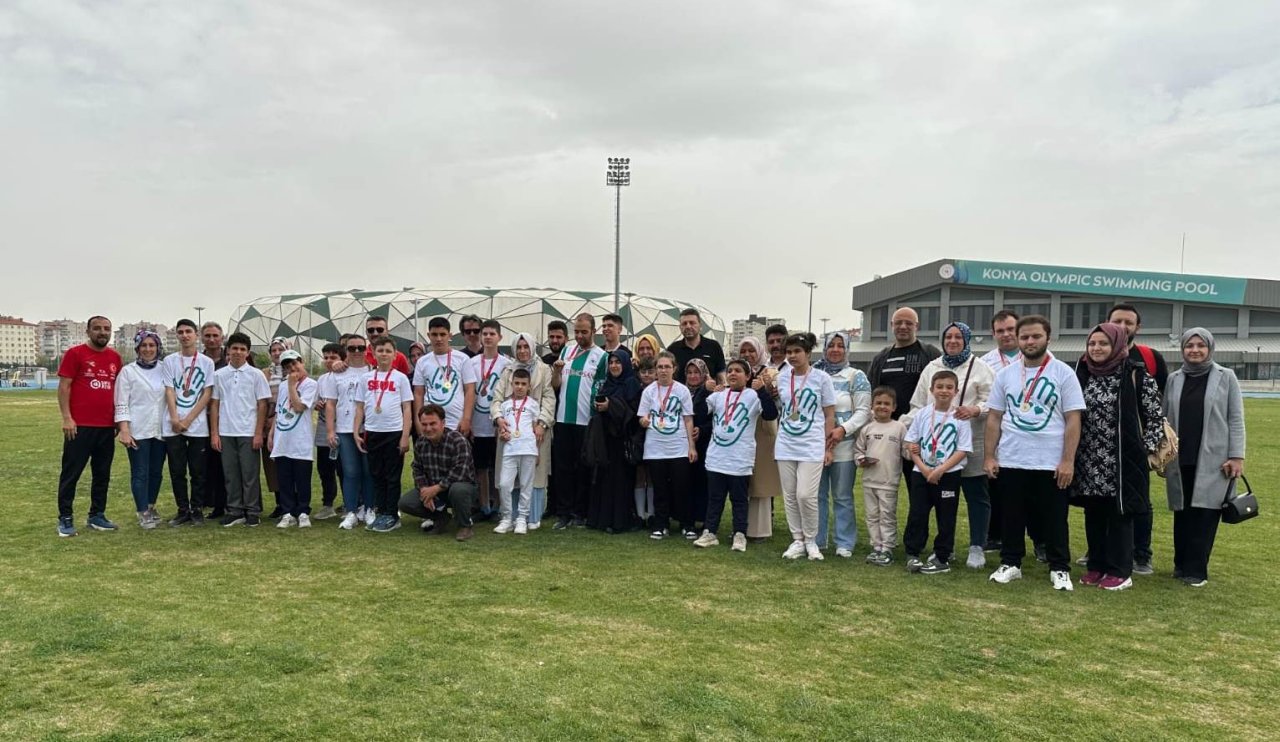 Konya’da otizmli sporcuların zaferi: SOBE 33 madalya ile tarih yazdı