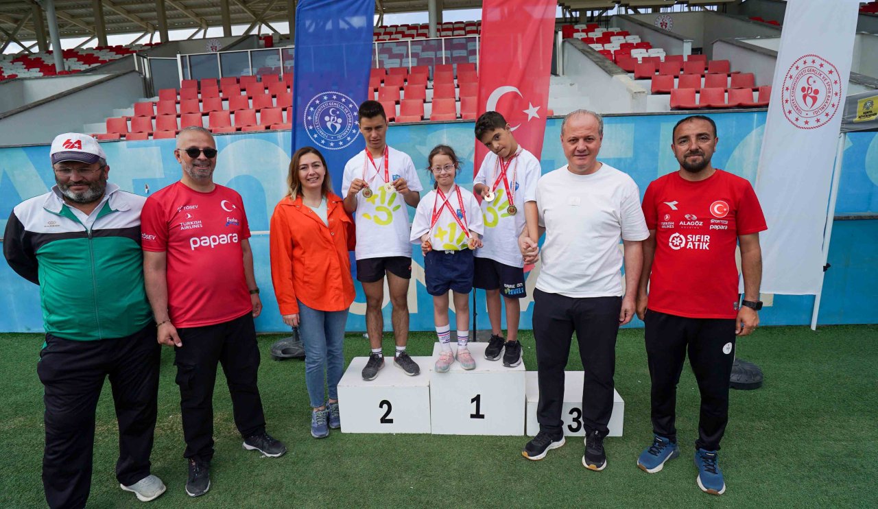 Konya’da 7 Altın Madalya! DOSD Meram Fırtınası Para Atletizm Şampiyonası’na Damga Vurdu