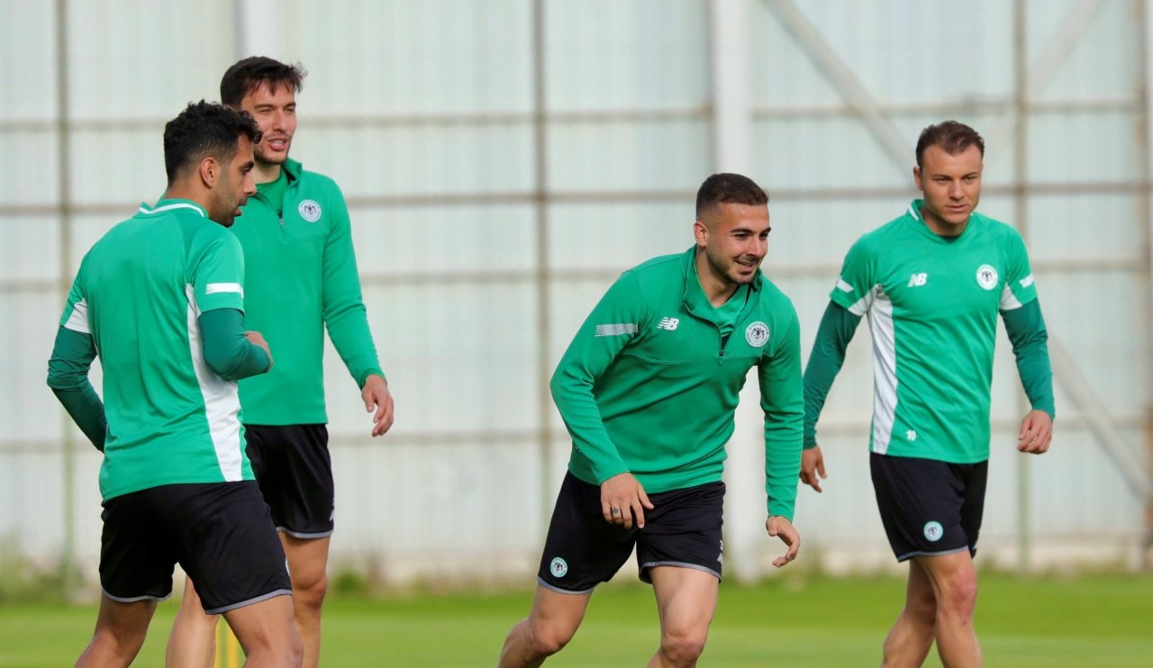 Konyaspor'da izin sonrası çalışmalar başladı