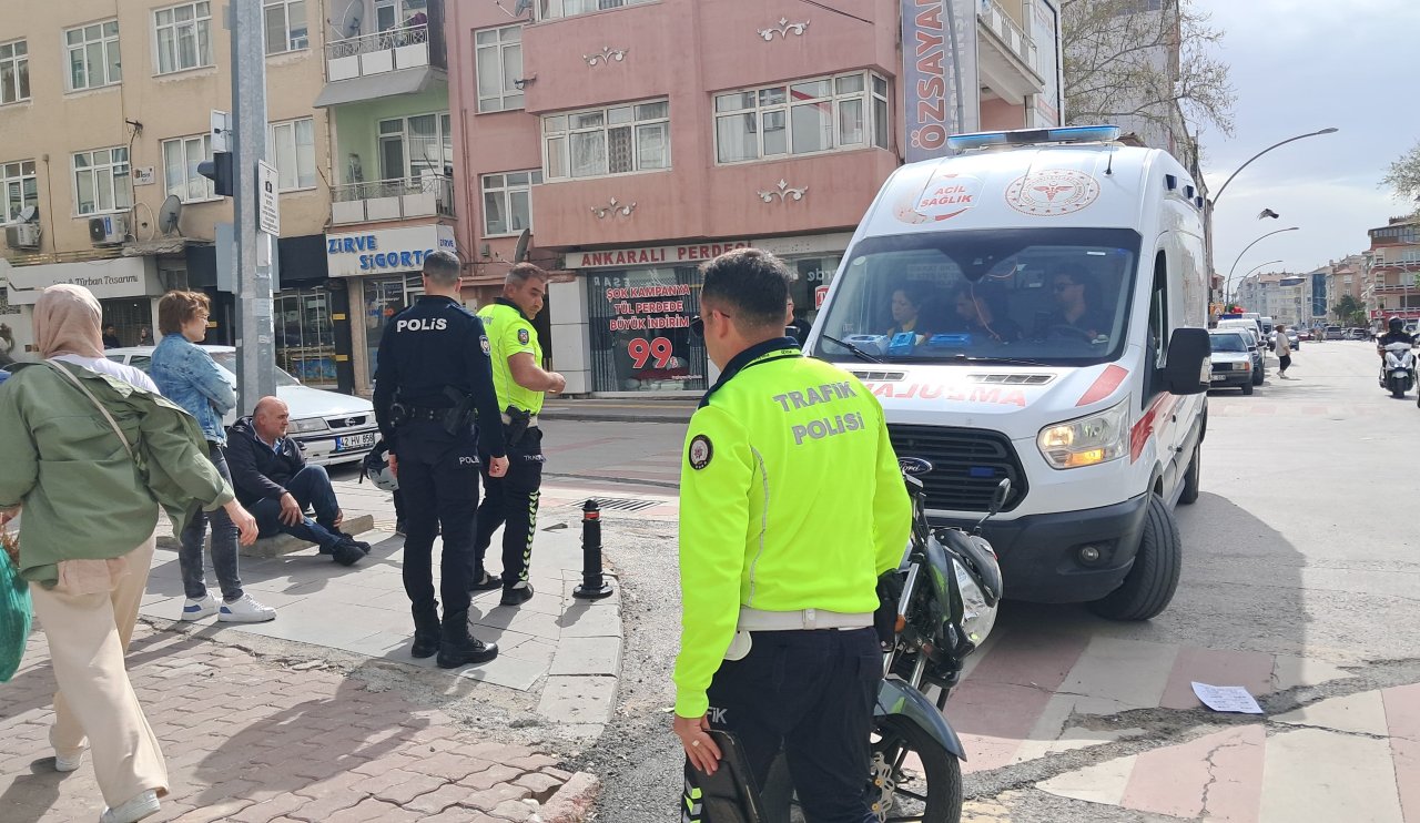 Ciple motosiklet çarpıştı: 2 yaralı