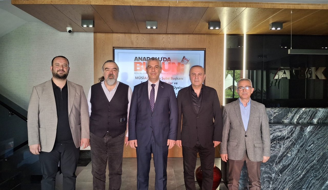 MÜSİAD Konya’dan Anadolu'da Bugün Gazetesine Anlamlı Ziyaret: Konya ve Türkiye'nin Güncel Meseleleri Masaya Yatırıldı