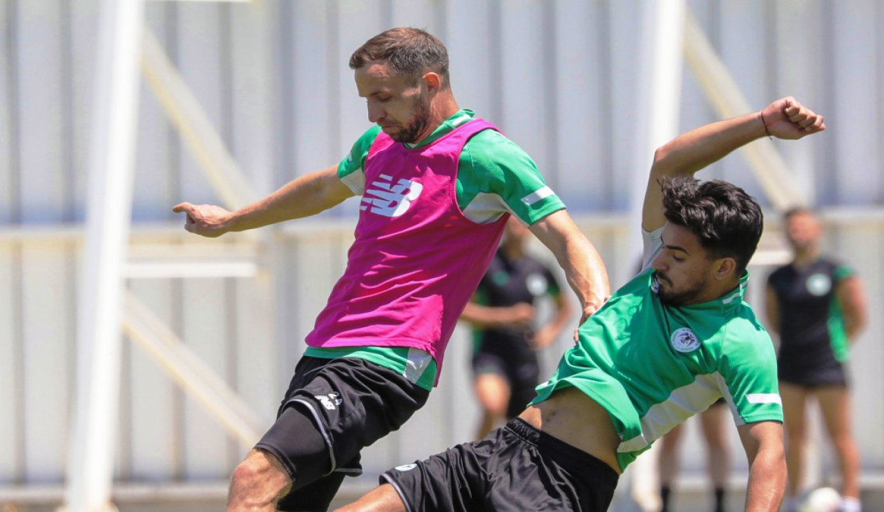 Konyaspor, savunma hücum organizasyonu çalıştı