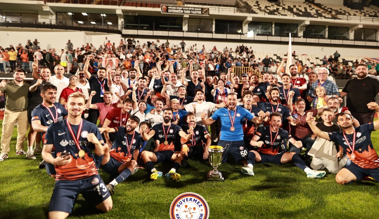 Ereğlispor yarı finalde elenmişti! Nevşehir’in köy takımı 3. Lig’e çıkarak tarih yazdı