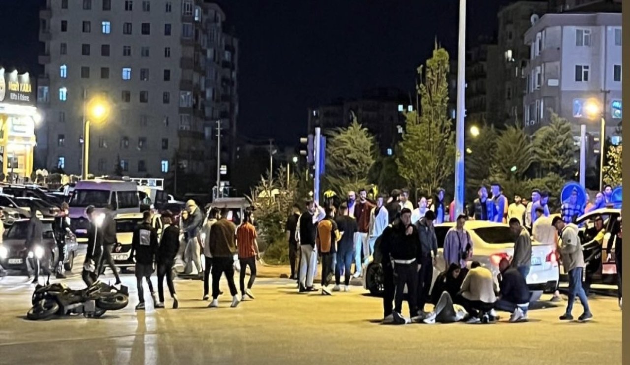 Konya’da gece yarısı korkutan çarpışma!