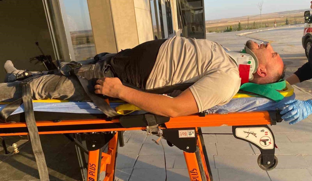 Konya’da Koyun Sürüsüne Çarpan Otomobil Takla Attı: 1 Yaralı
