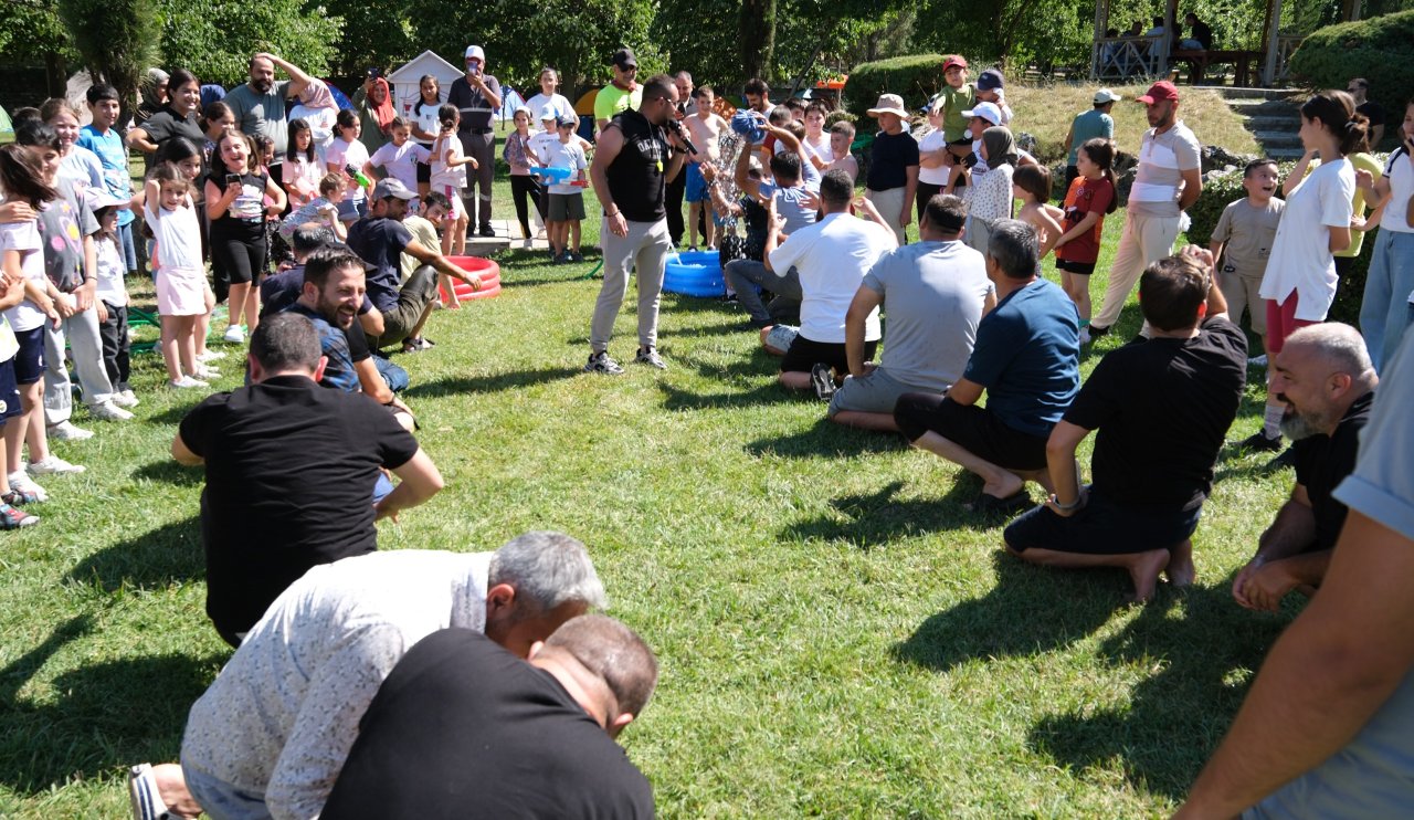 Konya Seydişehir’de Baba Çocuk Kampı dolu dolu geçti