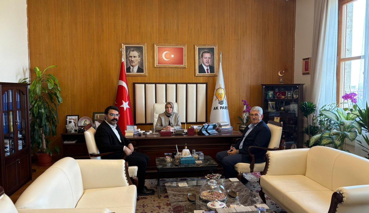 KGC Başkanı Özdemir'den AK Partili Usta’ya Ziyaret