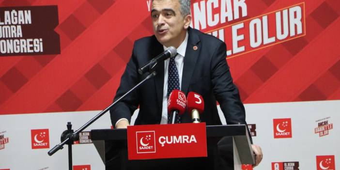 Saadet Partisi Çumra İlçe Kongresi gerçekleşti