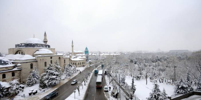 Konya ve çevresinde kuvvetli kar yağışı uyarısı!